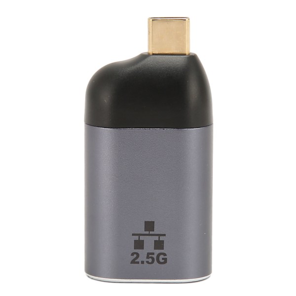 Type C til RJ45 Adapter 2500 Mbps Plug and Play Aluminium Legeringsskall USB C til Ethernet Adapter for Bærbar PC-tavle