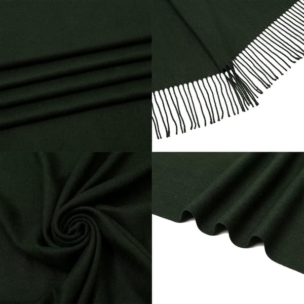 Skjerf, pashmina-sjal og omslag for kvinner, bryllupssjal for kvinner, vinter army green