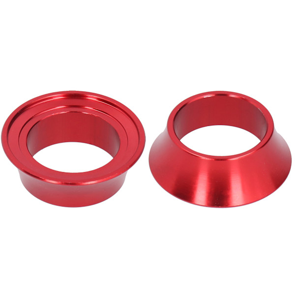 2 stk CNC Aluminium Legering 15mm Sykkel Konisk Skive Sykkel Gaffel Konisk Styre Hoderom Spacer Rød