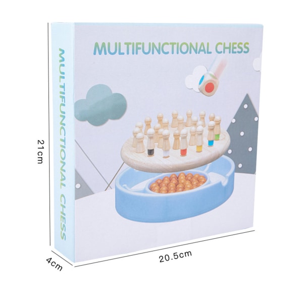 Memory Match Stick Chess Trefarge Memory Board Early Education Intelligence Logic Development Toy 2 i 1