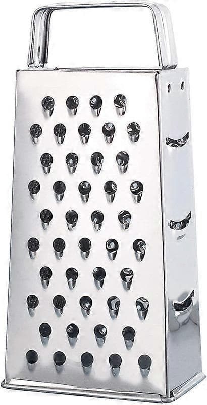 Profesjonell rivjern/zester, rustfritt stål, 4 multi-riveflater