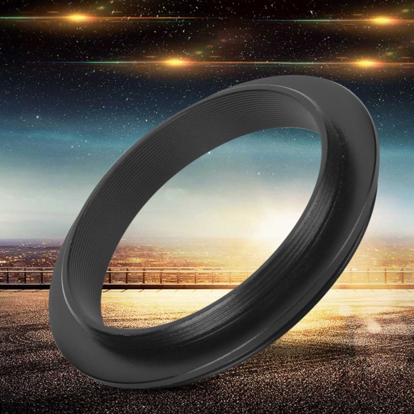 1 ST M48mm&#8209;M54mm Adapterring Aluminiumlegering Svart Astronomical Telescope Tillbehör