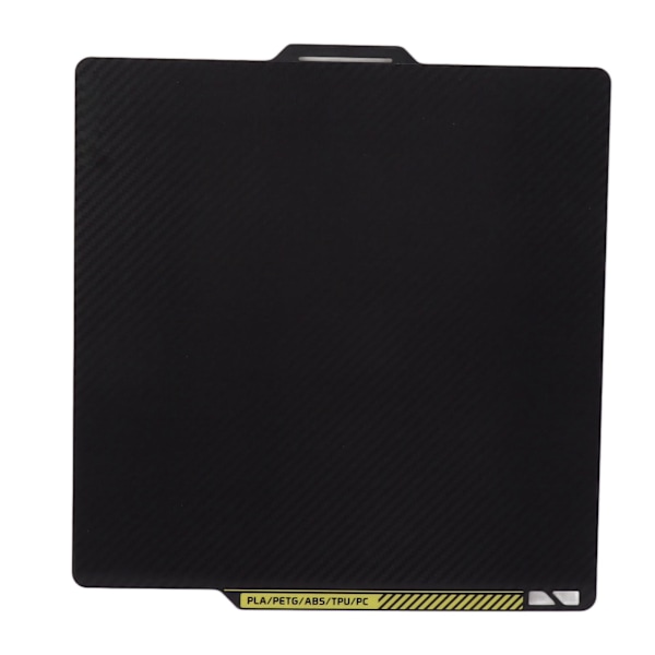 PET-byggplatta 276x259mm Slät Kolfiberstål Hög Adhesion 3D-skrivarbyggplatta för Ersättningsskrivning