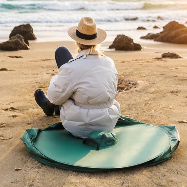 Toilettelt, foldbart privatlivstelt – bærbart badeværelsestelt med opbevaringspose