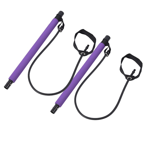 Multifunksjons Elastisk Pilatesstang for Hjemmet - Yoga Trekktau Treningsutstyr