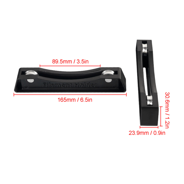 3D-printer Filamentholder - Lagerdesign, Utskriftsmateriale Rack (1 Par) - PLA ABS TPU Spole