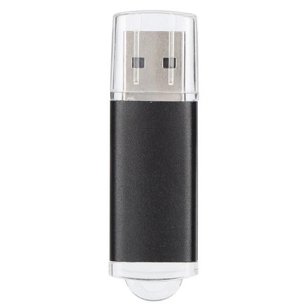 USB Flash Drive Transparent Cover Sort Bærbar Memory Stick til PC Tablet16GB