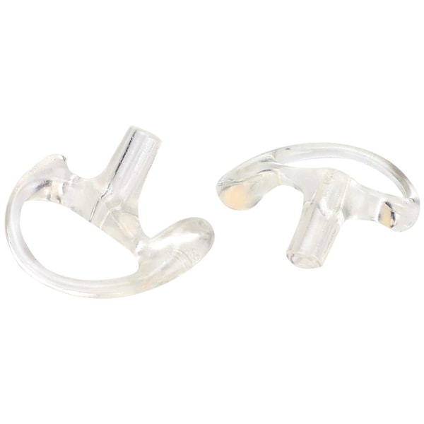 Komfortabel, gennemsigtig silicagel-øreprop-erstatning til de fleste coil tube-lydsæt (små)