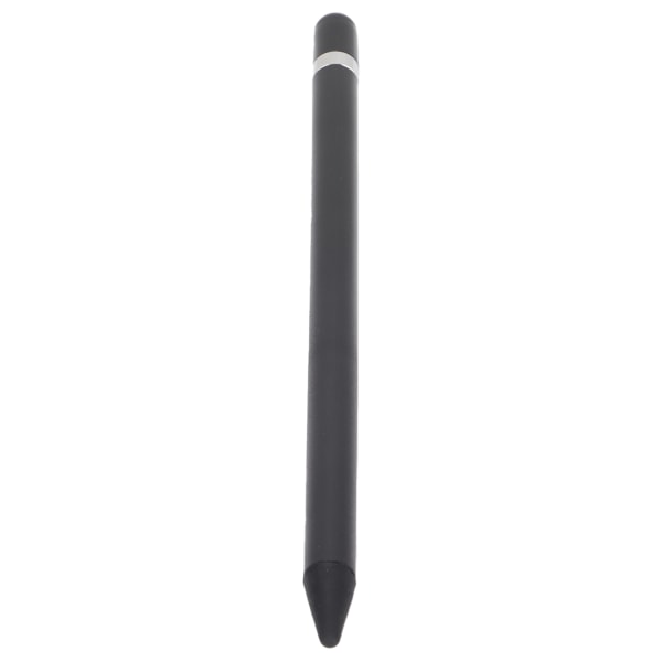 Stylus-penner skriver jevnt, stille fiberspiss Nøyaktig Anti-ripe Fargerik Stylus Touch Screen-penn for telefonnettbrett Svart