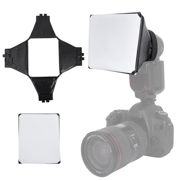 Speedlite Softbox Diffuser: Universal rektangelform til kamerablitzlys