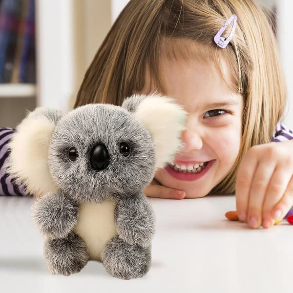 Barnleksak: Söt Baby Koala Plyschleksak / Djurdocka (Grå) Gray