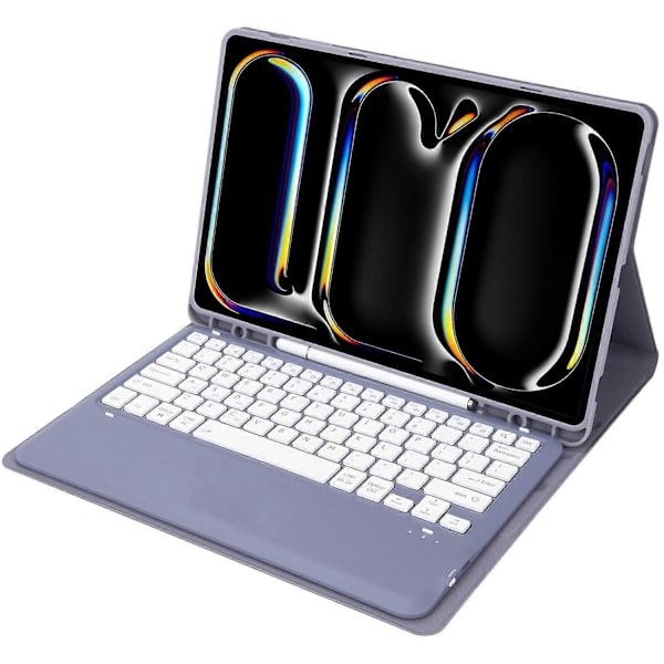A14B Bluetooth Keyboard Case with Pen Holder for iPad Pro 13 (2024), Ultra-thin Tablet Case