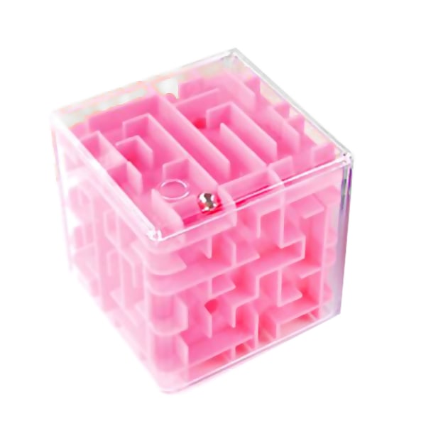3D Maze Cube Labyrinth Rolling Bead Legetøj Børn Puslespil