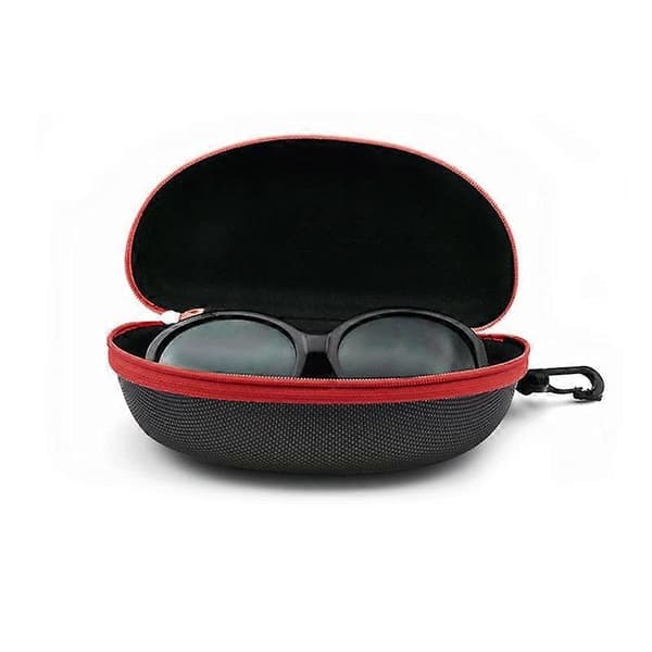 Hard Shell Zippered Sunglasses Case Portable Eyeglasses Pouch