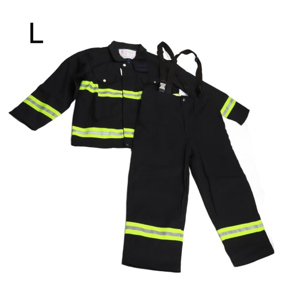 Flamskyddande kläder Brandsäker Värmesäkra brandmän Skyddsbyxor med reflexrock L