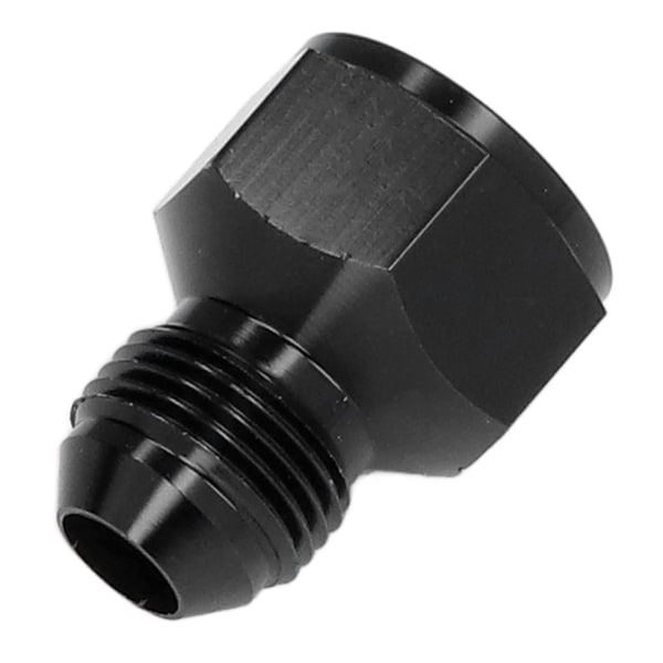 Rörreduceradapter rak AN10 hona till AN8 hane aluminiumlegering svart passning