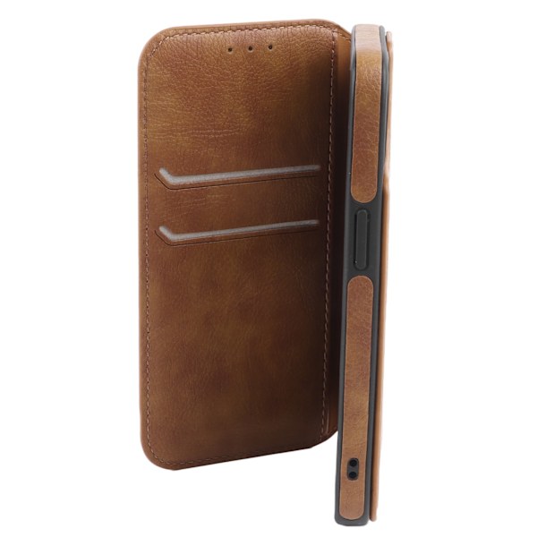 Retro Mobiltelefon Flip Case Mobiltelefonhållare Plånbok Skyddande TPU-fodral för Iphone Brun för IPhone 13