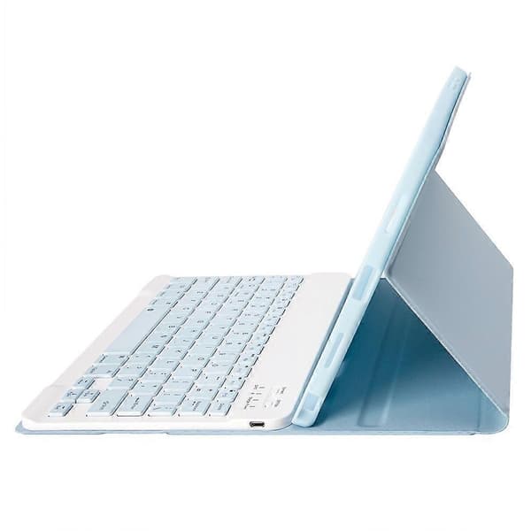 A13B Leather+TPU Tablet Case Bluetooth Keyboard Case with Pen Holder for iPad Pro 11 (2024)