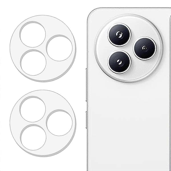 2pcs Camera Lens Protector for Xiaomi Civi 5 Pro 5G, 3D Arc, Scratch-Resistant Tempered Glass