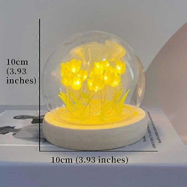 Flower Lamp Tulip Night Light Decorative Lamp Cute Night Light