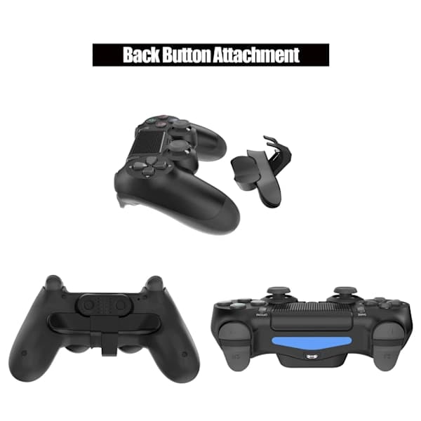 For PS4 utvidet gamepad bakre knappebrakettkontroller