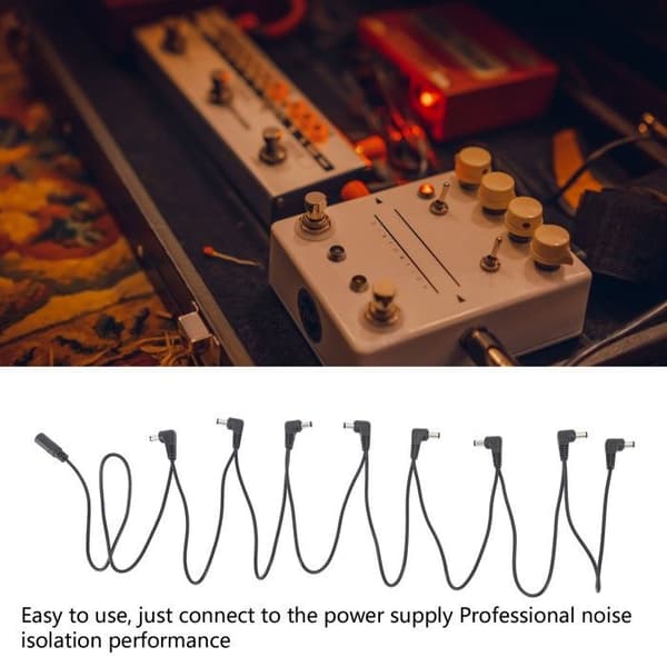 OMABETA 1-til-8 Daisy Chain-kabel, guitar-effektpedal, splitter-kabel