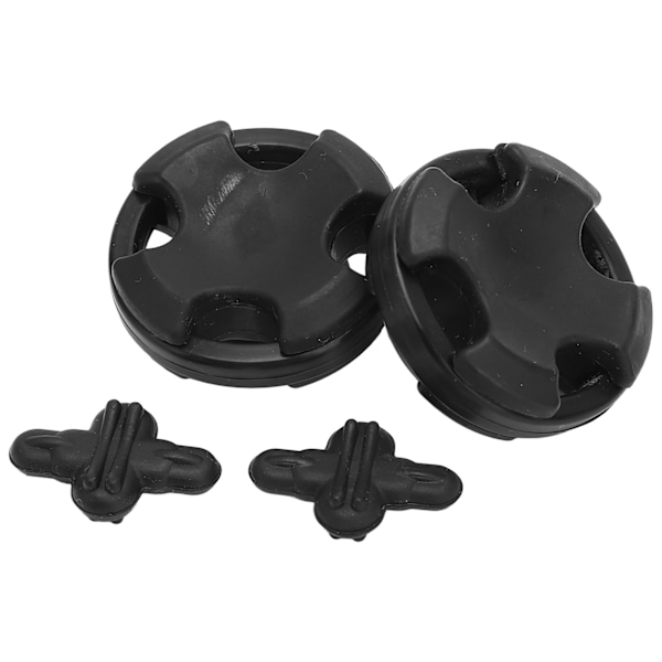 2 ST Bow Limb Stabilisator Gummi Dämpning Svart Recurve Dämpare för amerikansk jaktbåge Rak Draw Bow