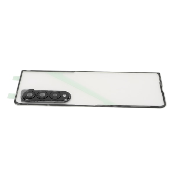 Transparent Klar Mobiltelefon Bagglasdæksel Udskiftning til Galaxy Z Fold 3 5G F926 med Kameraobjektiv Telefonholder Sort Kameraobjektiv