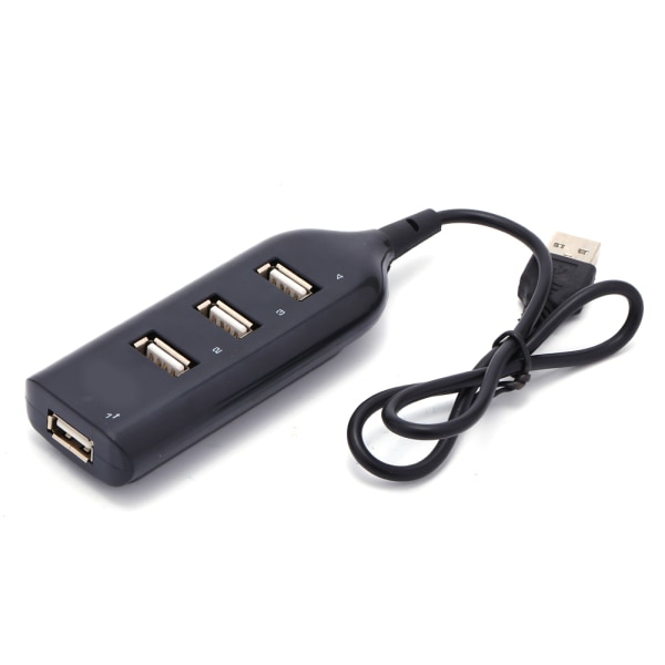 Kablet Micro USB 2.0 4-ports distributør Multi Hub Splitter Power for PC-datamaskin