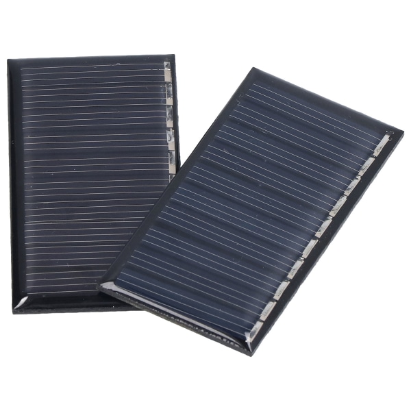 2 stk. Mini solpaneler 0,25W 5V Bærbare mini polykrystallinske silikone vejrbestandige holdbare bredt anvendte mini solceller