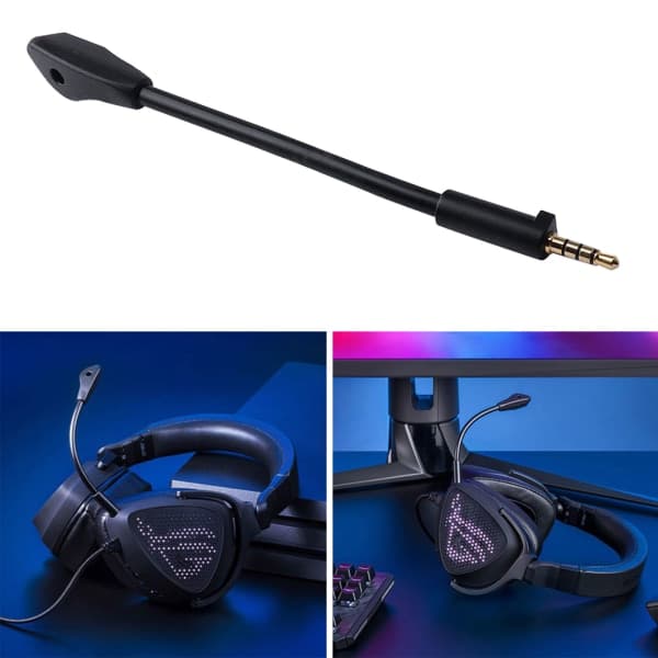 3,5 mm stik interface mikrofon hovedtelefon HiFi mikrofon reparations reservedel til ROG til Delta RGB gaming headset