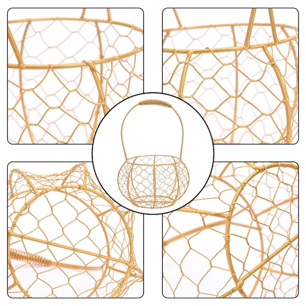 Metalltrådlyktkorg Bröllopsgåvokorg Bröllopsgodisbox