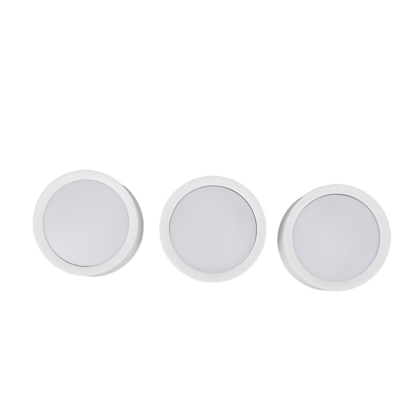 LED Puck-lys med fjernkontroll 13 farger Batteridrevet Under skapbelysning Trådløs skapdisklys