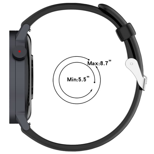 22 mm CMF Watch Pro2 flytende silikonrem, CMF 3Pro sportserstatningsrem hvit White