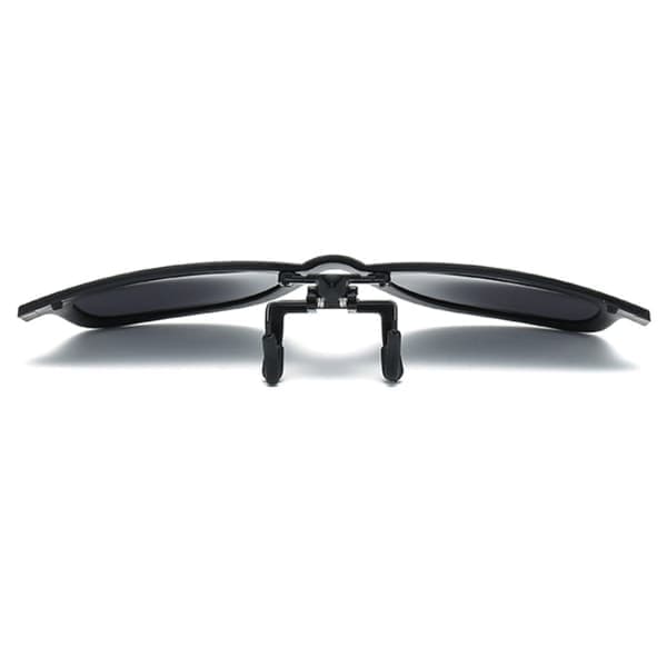 Clip-on solbriller Wayfarer - Reflekterende gull speilglass Gull