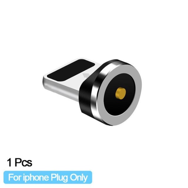 3-i-1 magnetisk laddningskabel - med magnetism - för Micro USB typ C-enheter och iProducts (kontakt, för iPhone)