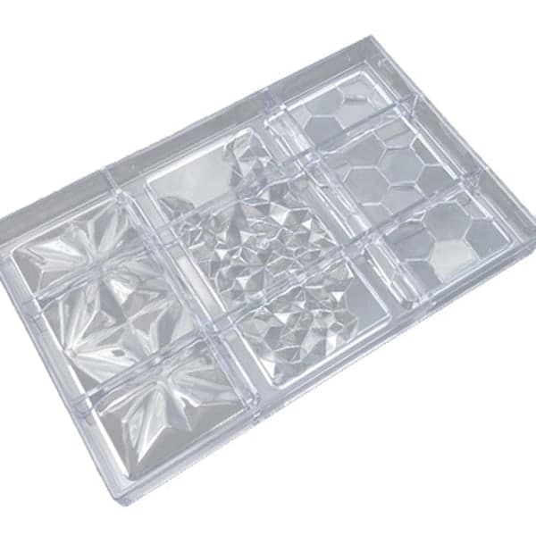 Sjokolade Cardani Bar Form Polykarbonat Sjokoladeform Plast Bakeform Konditorform Konfekt