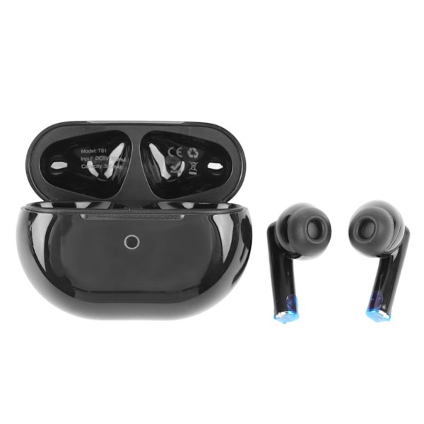 Trådløse Bluetooth-ørepropper med støyreduksjon, IPX6 vanntett, HiFi stereo lyd, BT5.3 trådløse ørepropper for utendørs sport