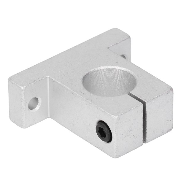 4 stk lineær skinnestøtte vertikal aluminiumlegering sett kit for 25 mm stangaksel SK25