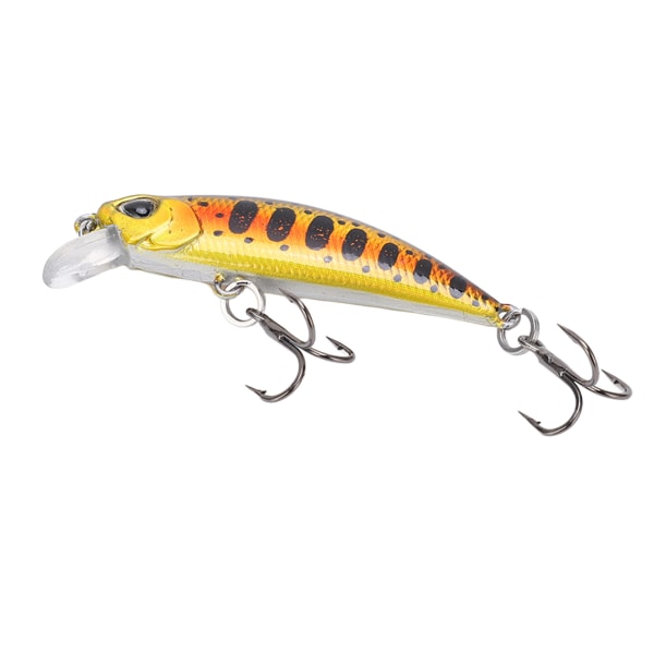 5 cm Hård Kunstig Minnow Fiskeagn 3D Livagtige Øjne Flydende Wobbler Fiskelokker #2