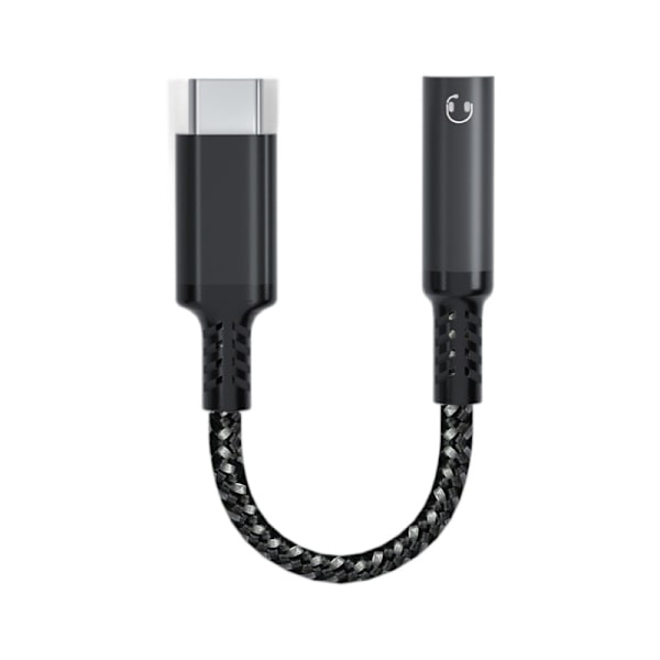 USB Type-C til hodetelefonadapter, kompatibel USB-adapter for mobiltelefoner og bærbare datamaskintilbehør