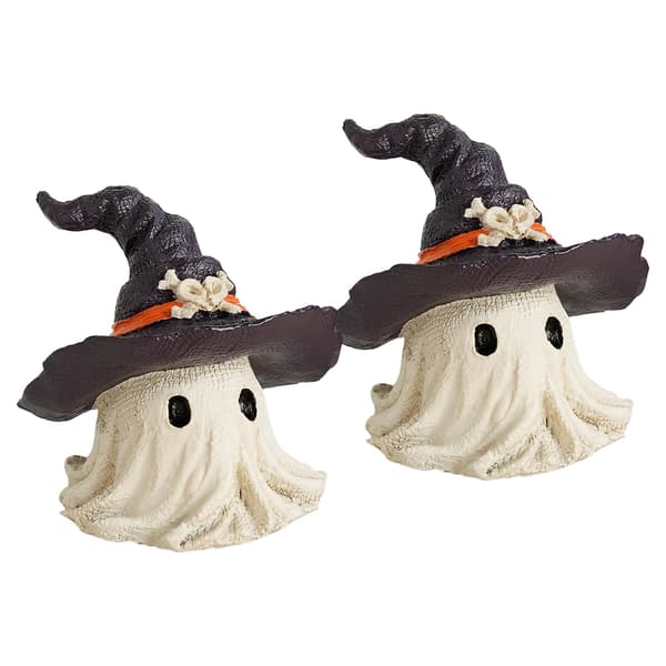 Sæt med spøgelsesfigurer til Halloween, inklusive 2 søde Halloween-dekorationer.