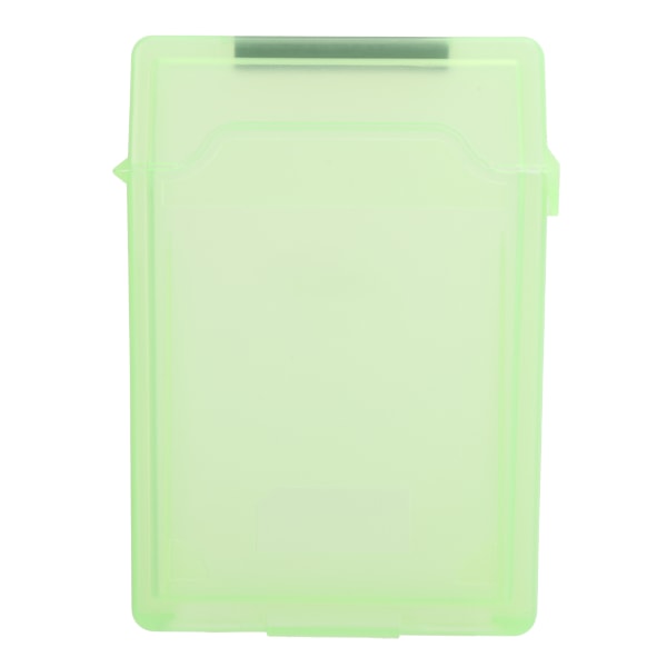 2,5 tommer harddiskopbevaringsboks ABS-materiale HDd SSD Støvtæt og antistatisk beskyttelseskasse (grøn)