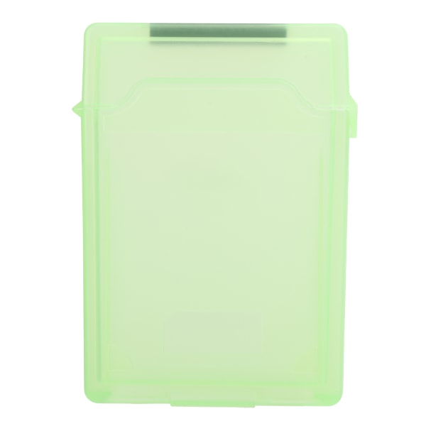 2.5in Harddisk Opbevaringsboks ABS Materiale HDd SSD Støvtæt og Antistatisk Beskyttelsesetui (Grøn)