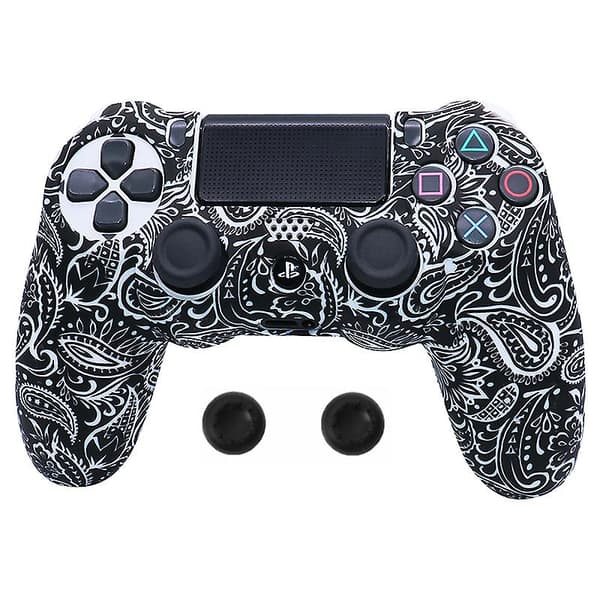Silikonkontrollerdeksel for PS4-kontroller for Playstation 4 Dual Shock 4 Slim Pro videospilltilbehør spillkontroller