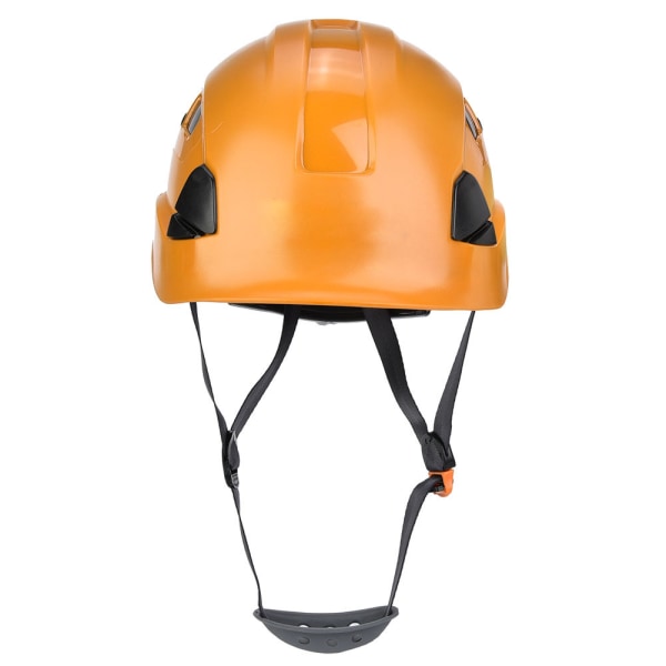Utomhus räddningshjälm Rock Säkerhetsrappellerande utrustning Säkerhetsanordning för spelunking (orange)