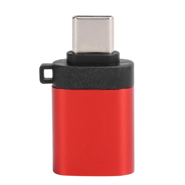 USB3.0 Hona till TypeC Adapter Converter Laddningsdata OTG Stretch Head utan kedja (röd)