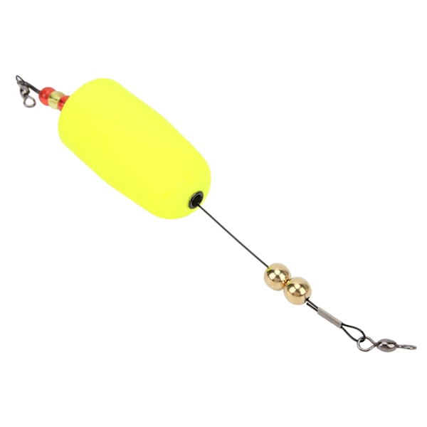 Skumrød fisk Driftsflyde Lyse farver Holdbar Kork Flyder Fiskeri Drift Tilbehør Gul