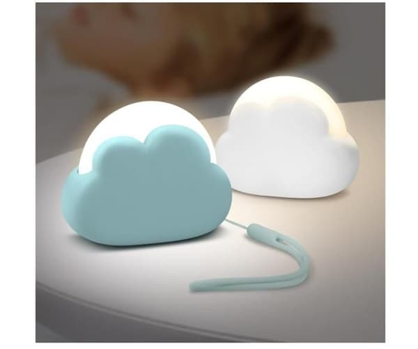 Genopladelig Cloud natlampe til baby, bærbar sengelampe til børn, gave til nyfødte