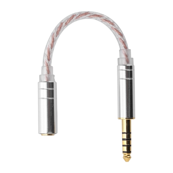 Lydadapterkabel hann-til-hun-hodetelefonkonverteringskabel-adapter Passer for ZX300A HiFiman4,4 mm balansert hann til 2,5 mm balansert hunn